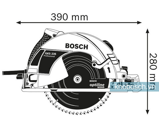 MÁY CƯA GỖ GKS 235