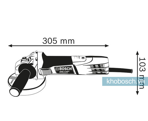 MÁY MÀI GÓC GWS 7-100 ET(ĐIỀU CHỈNH TỐC ĐỘ)