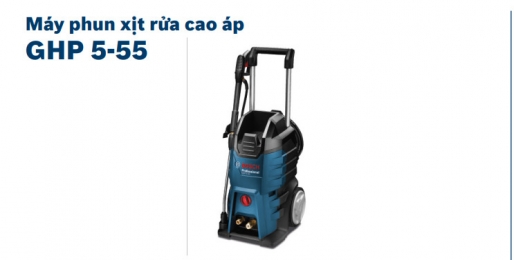 MÁY PHUN XỊT RỬA ÁP LỰC CAO GHP 5-55